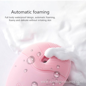 Deep cleansing electric facial cleanser brush